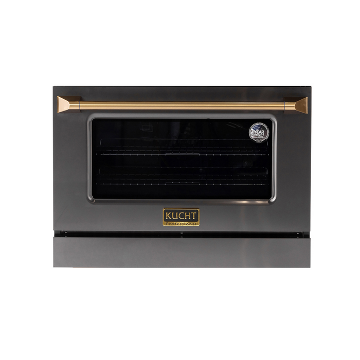 Kucht KDT36 Oven Door / Kick-Plate 36 Inch in Gemstone Color for KEG363 / KED364