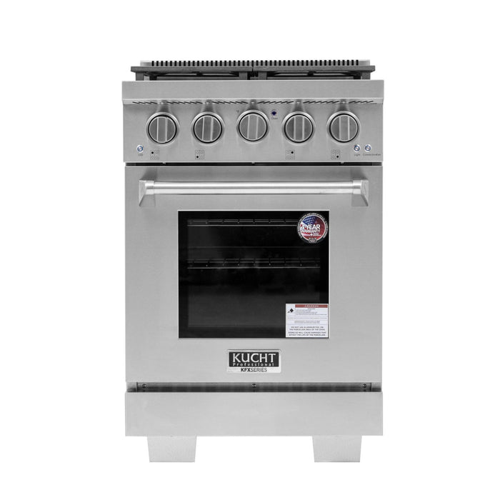 Kucht 2400X 24" Pro Class Gas Range in Stainless Steel