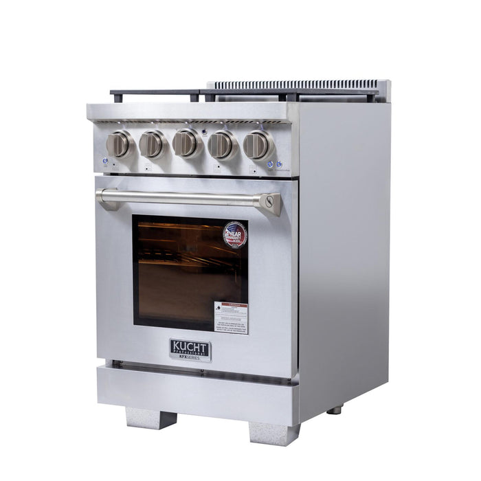 Kucht 2400X 24" Pro Class Gas Range in Stainless Steel
