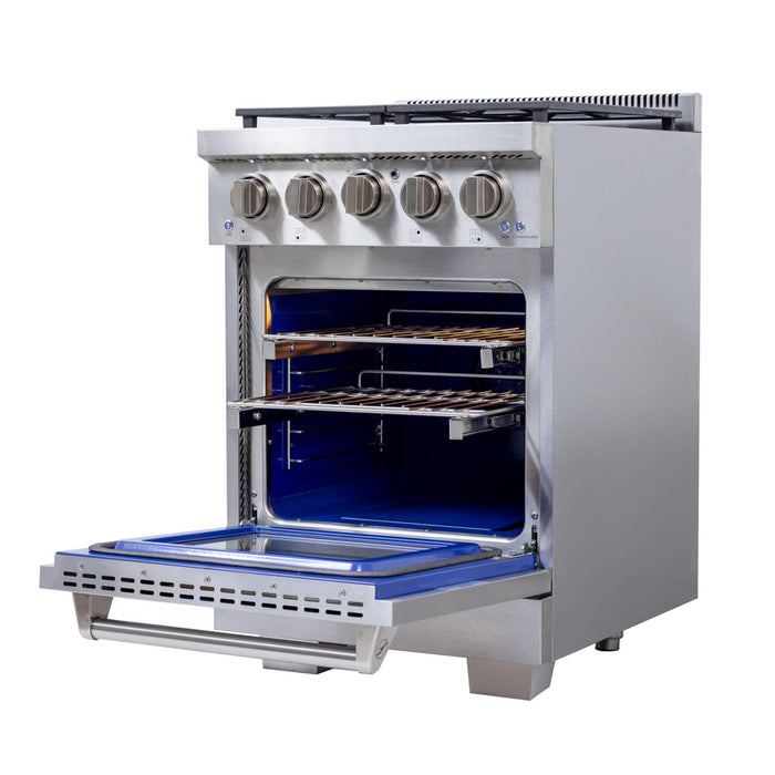 Kucht 2400X 24" Pro Class Gas Range in Stainless Steel