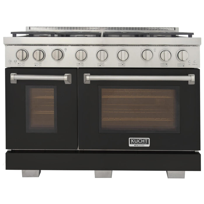 Kucht 4800X LP 48" Pro Class Gas Range in Black