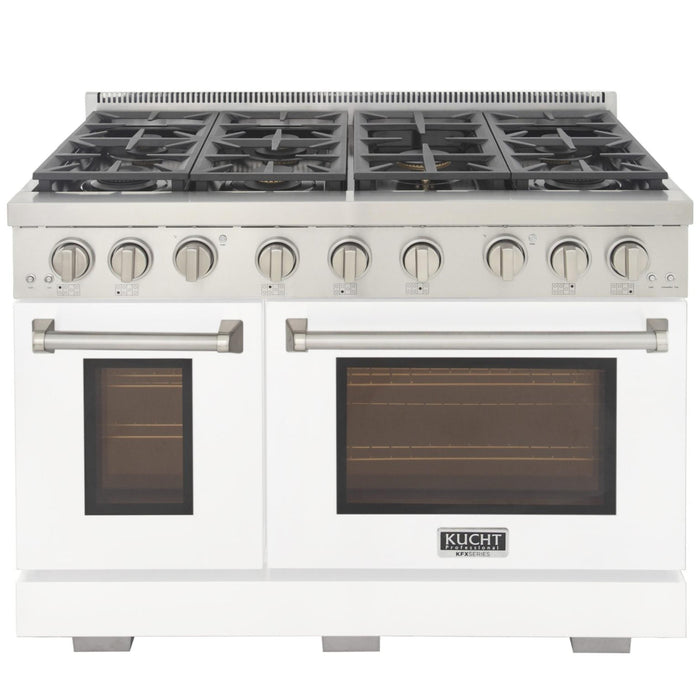 Kucht 4800X LP 48" Pro Class Gas Range in White