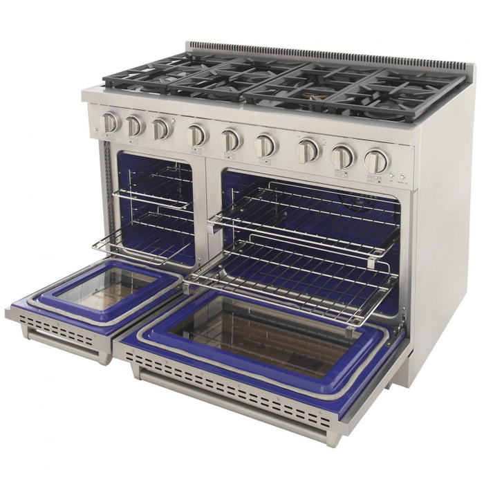Kucht 480 LP 48" Pro Class Gas Range in White