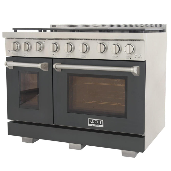 Kucht 480 48" Pro Class Gas Range in Grey