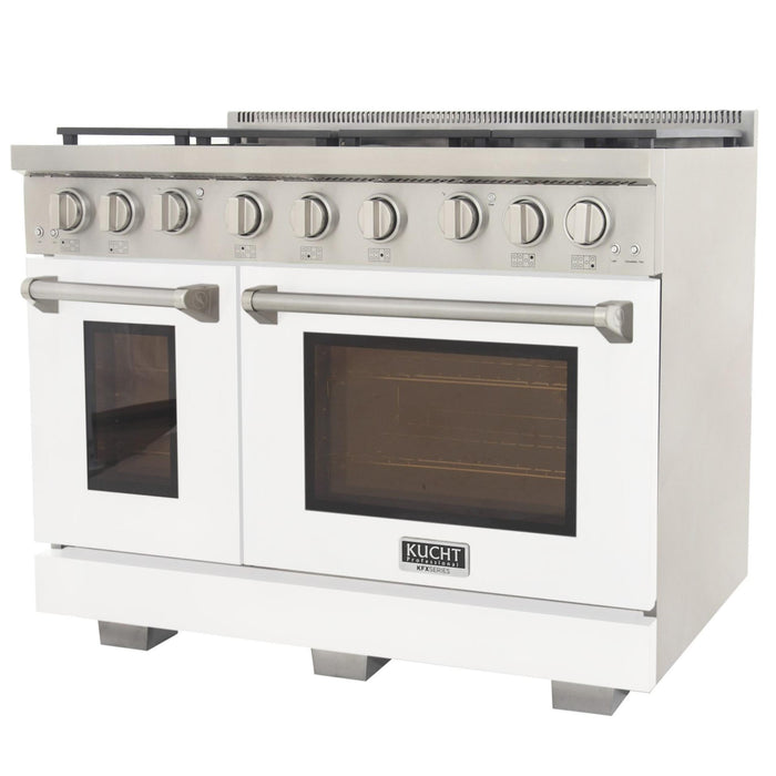 Kucht 4800X LP 48" Pro Class Gas Range in White