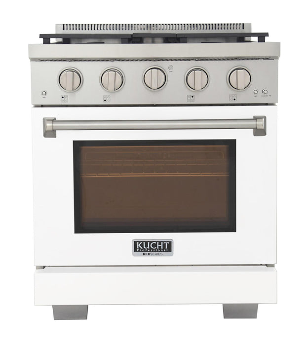 Kucht 300 30" Pro Class Gas Range in White