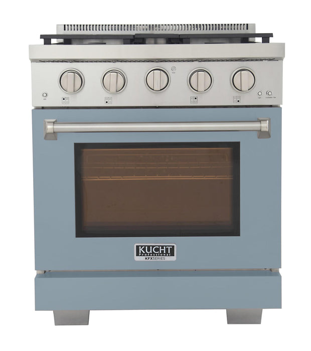 Kucht 3000X 30" Pro Class Gas Range in Light Blue