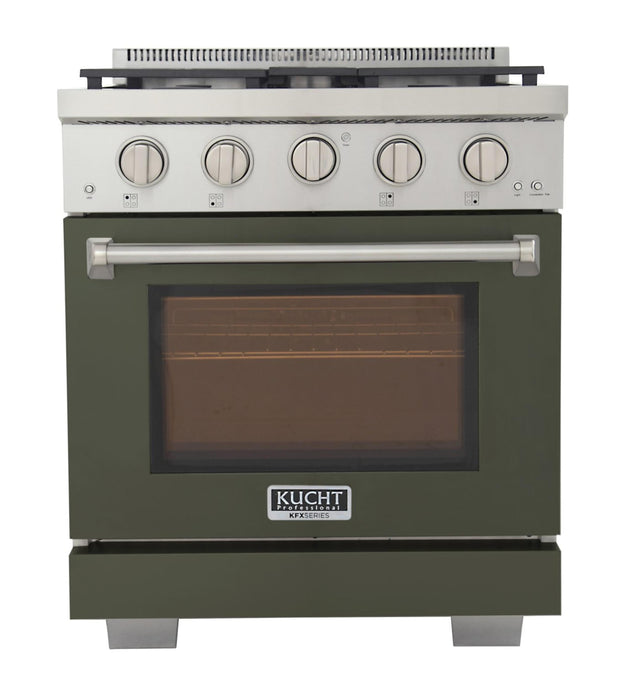 Kucht 300 30" Pro Class Gas Range in Green