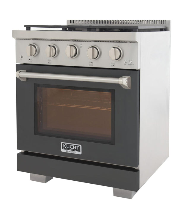 Kucht 3000X 30" Pro Class Gas Range in Grey