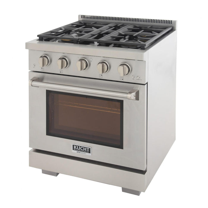 Kucht 3000X LP 30" Pro Class Gas Range in Stainless Steel