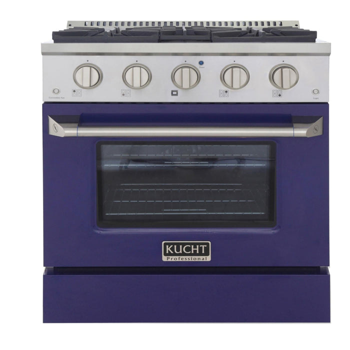 Kucht Professional KNG301 Series 30-Inch 4.2 Cu. Ft. Colored Pro-Style Propane Gas Ranges