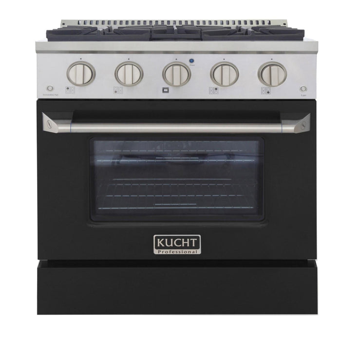 Kucht Professional KNG301 Series 30-Inch 4.2 Cu. Ft. Colored Pro-Style Propane Gas Ranges