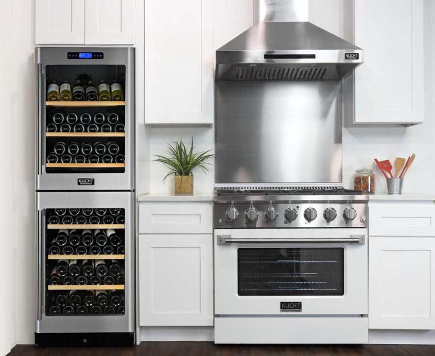 Kucht 361 LP 36" Pro Class Gas Range in White