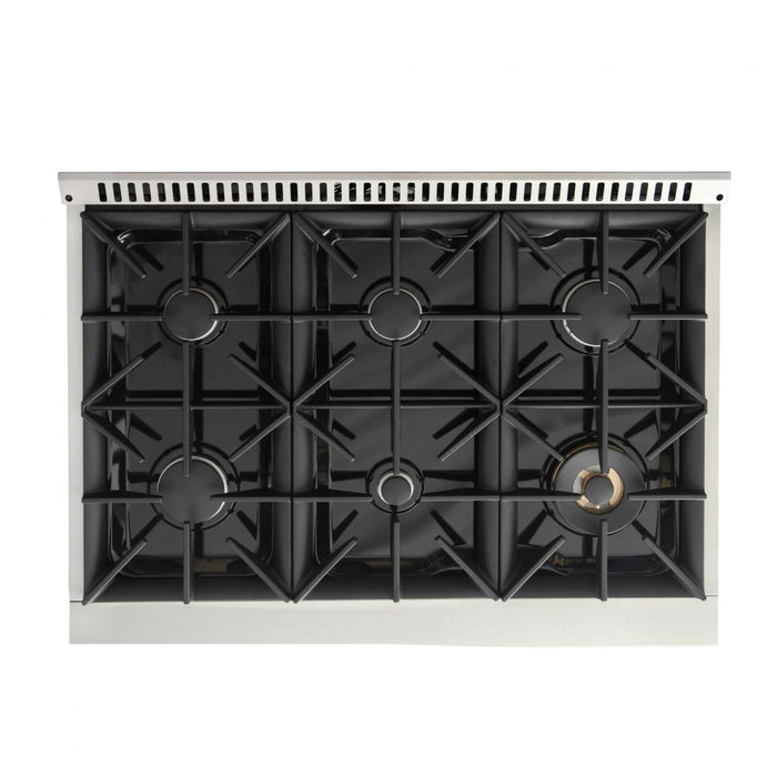 Kucht 361 LP 36" Pro Class Gas Range in White