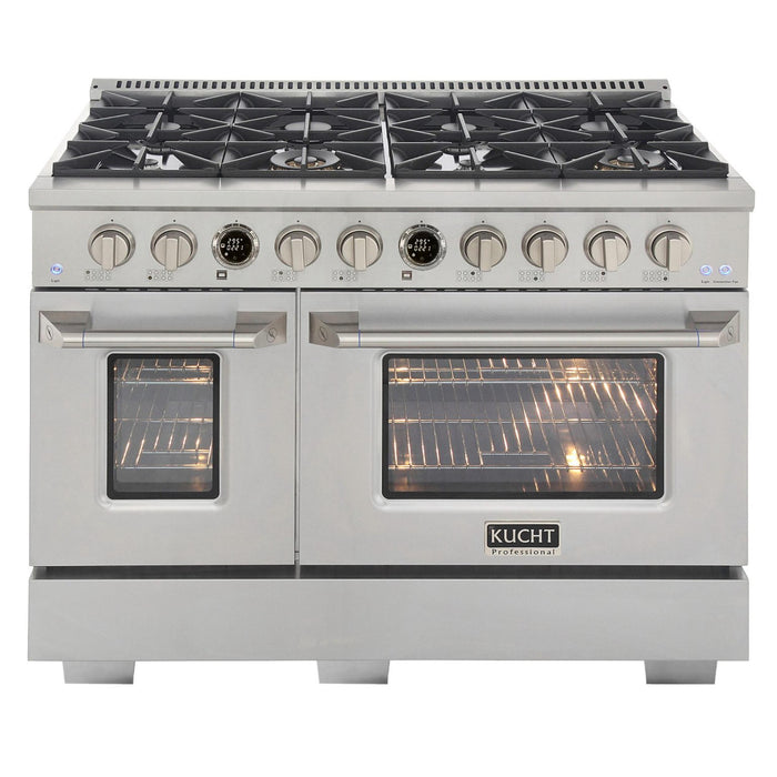 Kucht 48ss Lp 48” Pro Class Dual Fuel Range in Stainless Steel