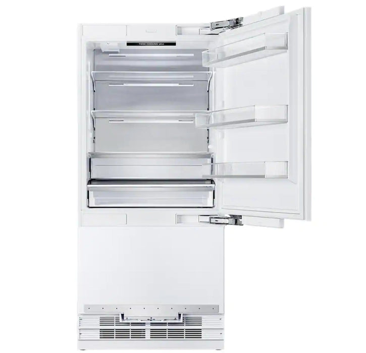 Kucht KR360SD Counter-Depth Panel-Ready Single Door Refrigerator in Stainless Steel