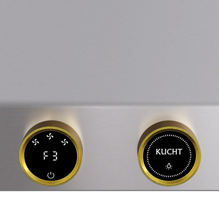 Kucht KRHG300-GL-C Wall Mount Range Hood in Stainless Steel