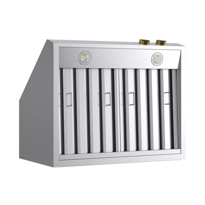 Kucht KRH300-GL-C Wall Mount Range Hood in Stainless Steel