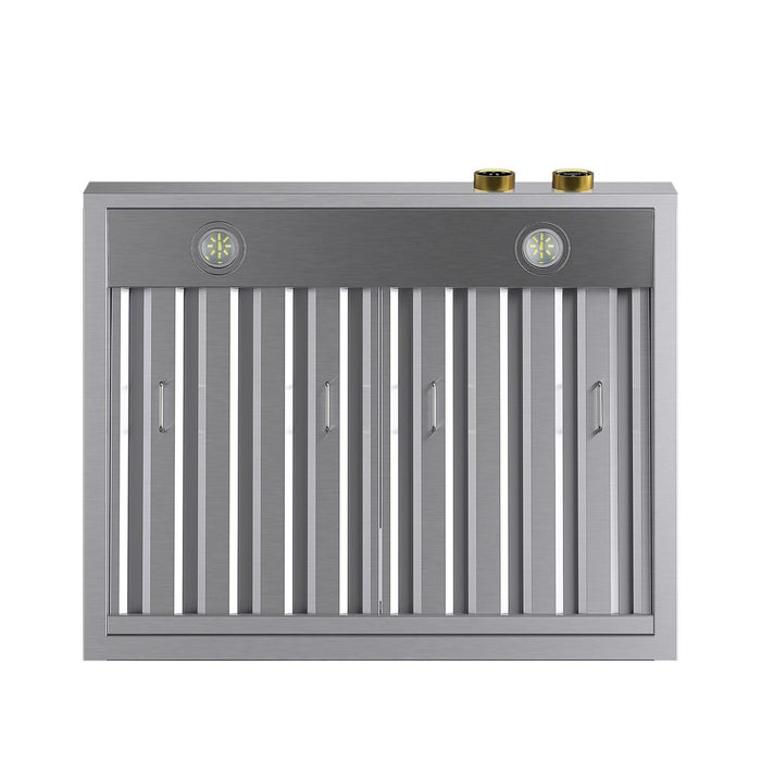 Kucht KRHG360-GL-C Wall Mount Range Hood in Stainless Steel
