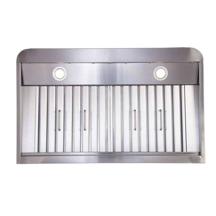 Kucht KRH 301A Under Cabinet Range Hood in Dark Titanium Stainless Steel
