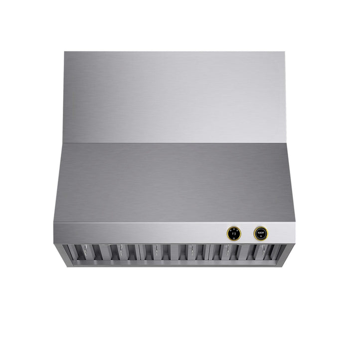 Kucht KRH360-GL Under Cabinet Range Hood in Dark Titanium Stainless Steel