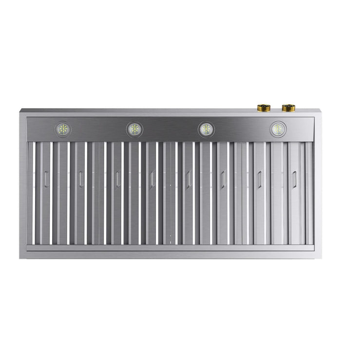 Kucht KRH480-GL Under Cabinet Range Hood in Dark Titanium Stainless Steel