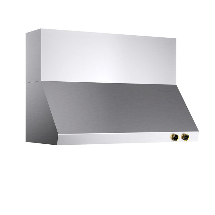 Kucht KRH600-GL-C Wall Mount Range Hood in Stainless Steel