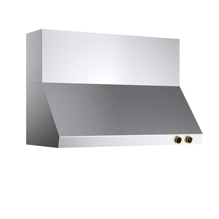 Kucht KRHG840-GL-C Wall Mount Range Hood in Stainless Steel