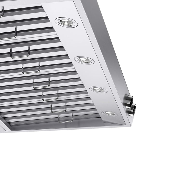 Kucht KRH480-SS Under Cabinet Range Hood in Dark Titanium Stainless Steel