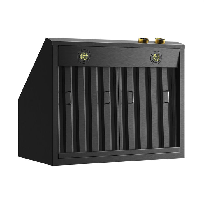 Kucht KRHG300-GL Under Cabinet Range Hood in Dark Titanium Stainless Steel