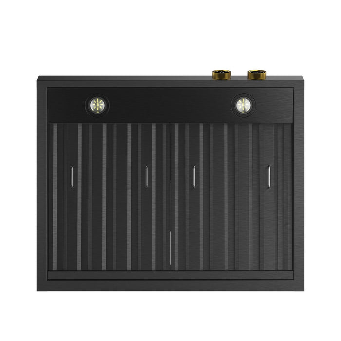 Kucht KRHG300-GL Under Cabinet Range Hood in Dark Titanium Stainless Steel