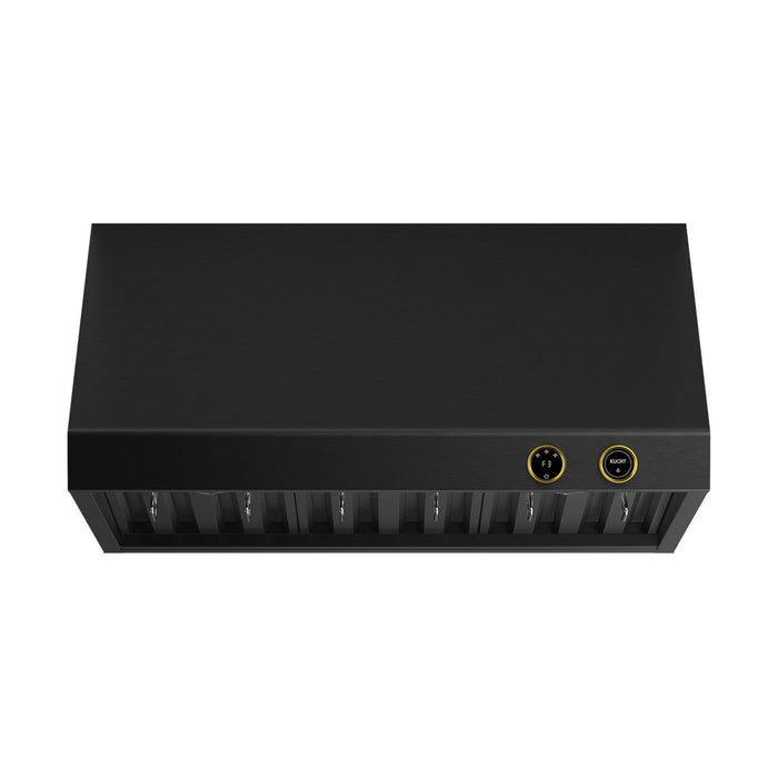 Kucht KRHG480-GLL Under Cabinet Range Hood in Dark Titanium Stainless Steel