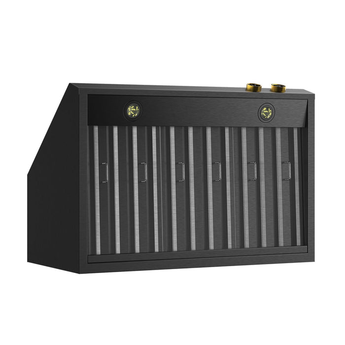 Kucht KRHG480-GLL Under Cabinet Range Hood in Dark Titanium Stainless Steel