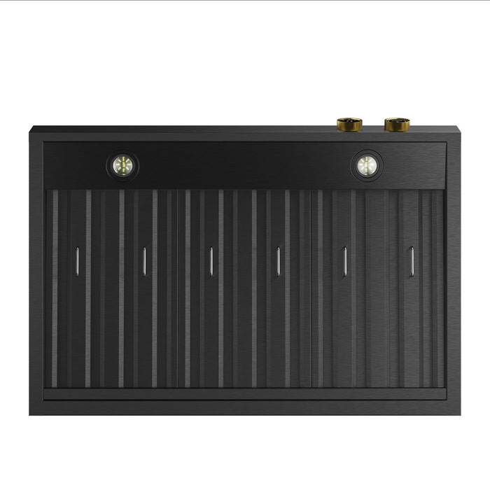 Kucht KRHG480-GLL Under Cabinet Range Hood in Dark Titanium Stainless Steel