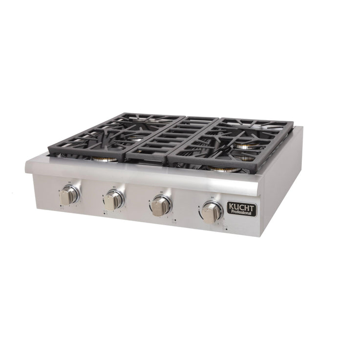 Kucht KRT 301GU Lp Pro Class Gas Range Top in Stainless Steel
