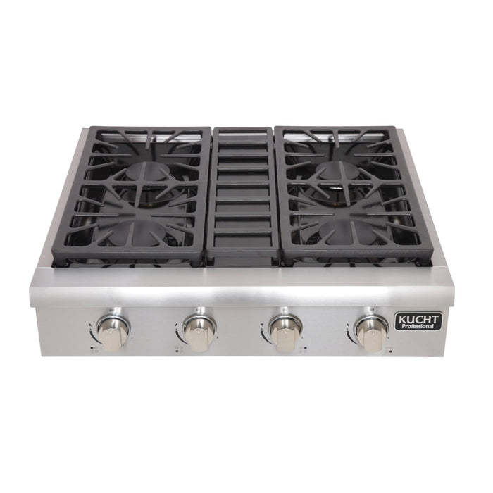 Kucht KRT 301GU Lp Pro Class Gas Range Top in Stainless Steel