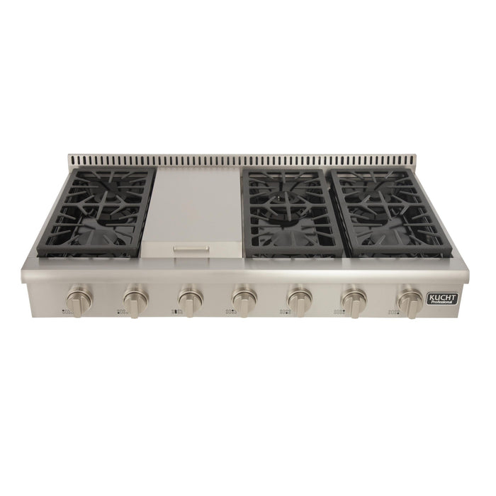 Kucht KRT 481GU Lp Pro Class Gas Range Top in Stainless Steel