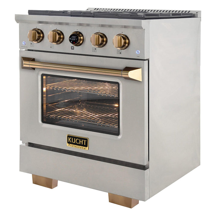 Kucht 36GL 36” Pro Class Dual Fuel Range in Stainless Steel