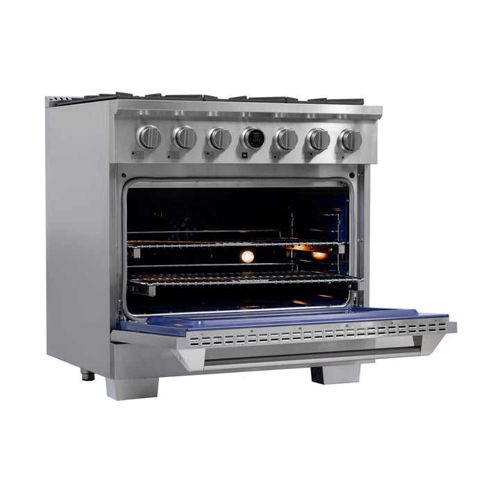Kucht 36SS Lp 36” Pro Class Dual Fuel Range in Stainless Steel