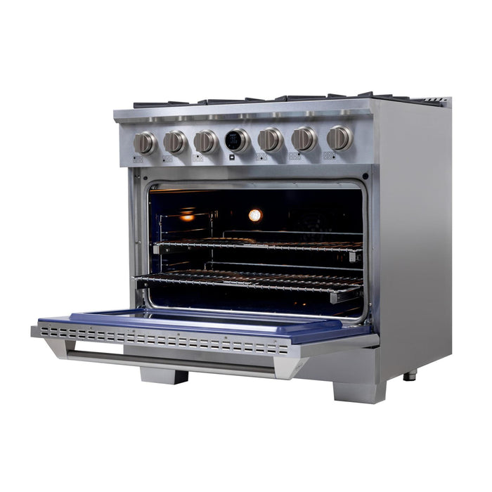 Kucht 36SS Lp 36” Pro Class Dual Fuel Range in Stainless Steel
