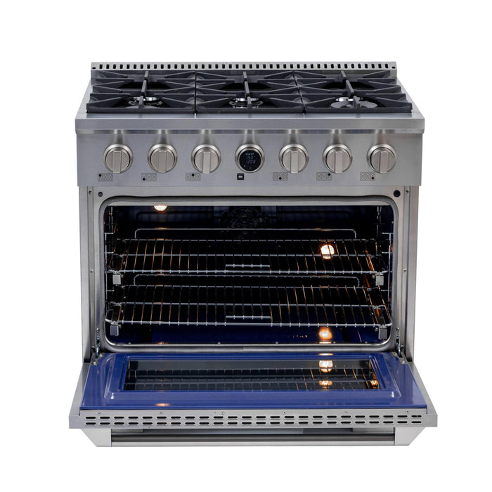 Kucht 36ss 36” Pro Class Dual Fuel Range in Stainless Steel