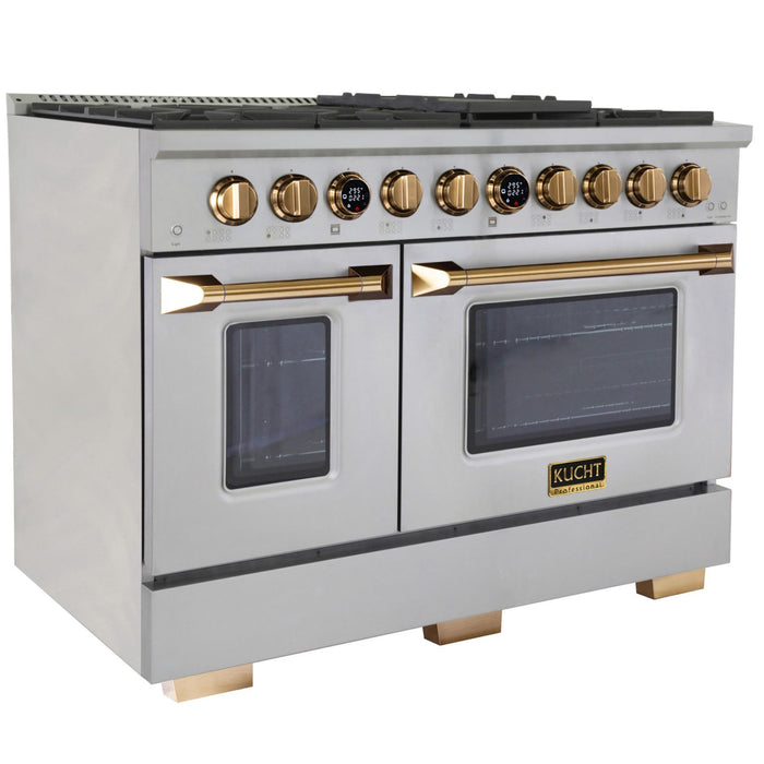Kucht 48GL 48” Pro Class Dual Fuel Range in Stainless Steel