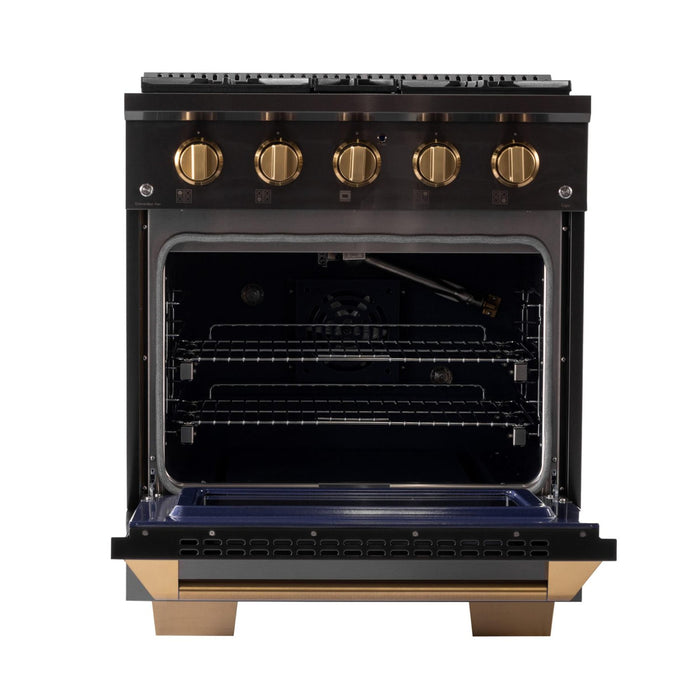 Kucht 303 LP 30" Pro Class Gas Range in Dark Titanium Stainless Steel