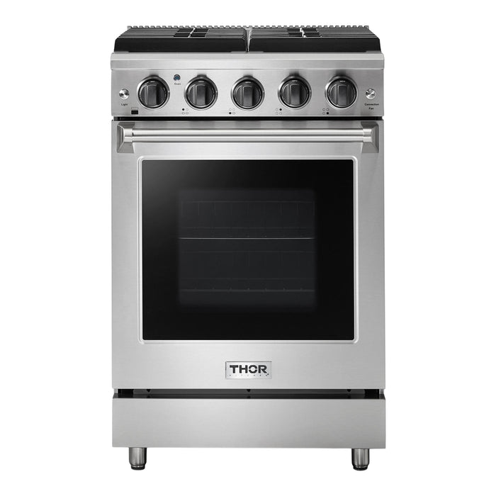 Thor Kitchen L Series 24-Inch Stainless Steel Gas Range (LP Converted)