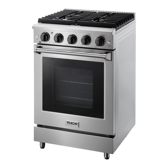 Thor Kitchen L Series 24-Inch Stainless Steel Gas Range (LP Converted)