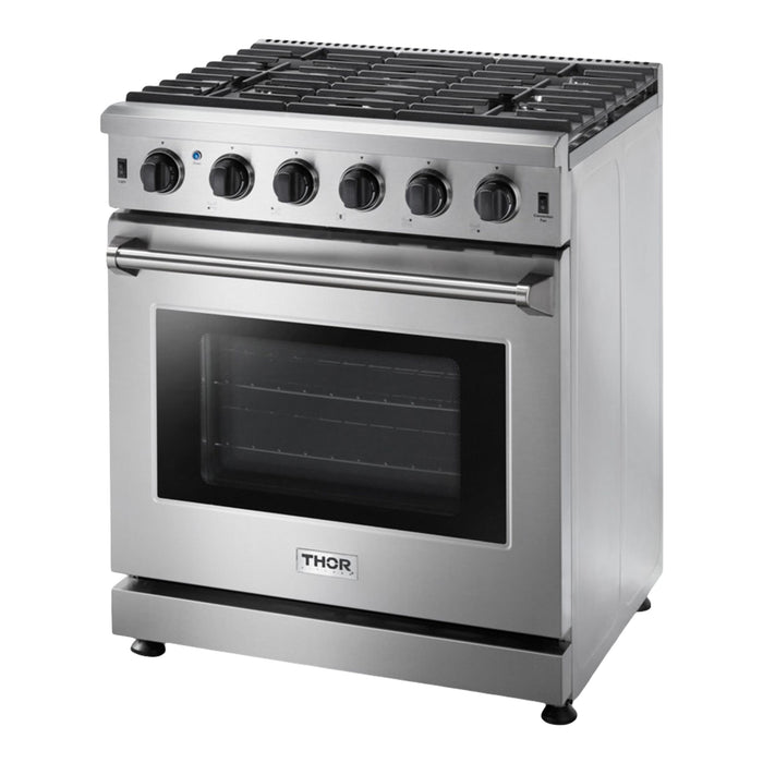 Thor Kitchen L Series 30-Inch Stainless Steel Liquid Propane Gas Range