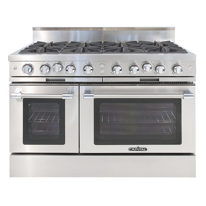 Capital Precision Series 48-Inch 7-25K BTU 8 Burners Double Door Classic Chef Range