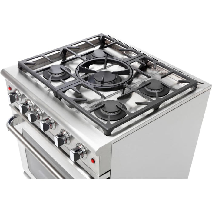Capital Precision Series 30-Inch High BTU 4 Burners Single Door Classic Chef Range