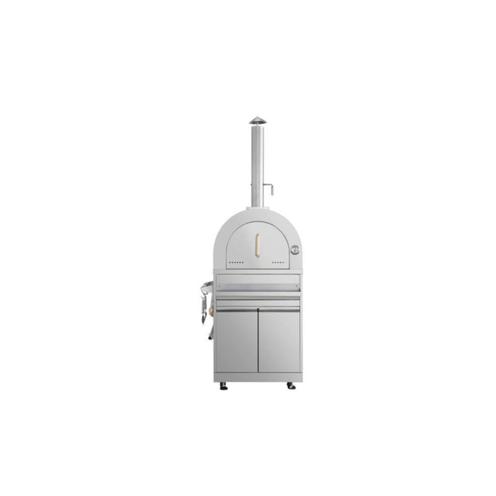 Thor Kitchen Outdoor Wood-Fired Pizza Oven and Cabinet