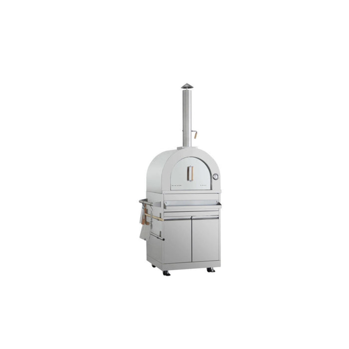 Thor Kitchen Outdoor Wood-Fired Pizza Oven and Cabinet
